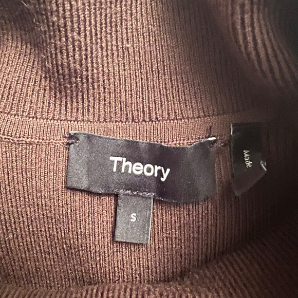Theory Combo Brown Dress S - Picture 2 of 13
